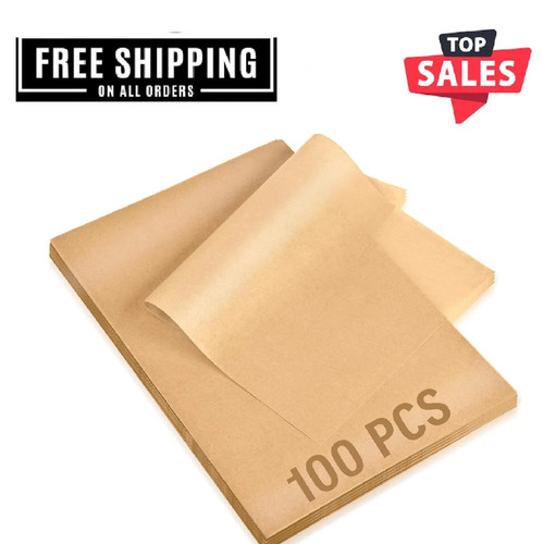 100pcs parchment paper sheets - 100pcs,